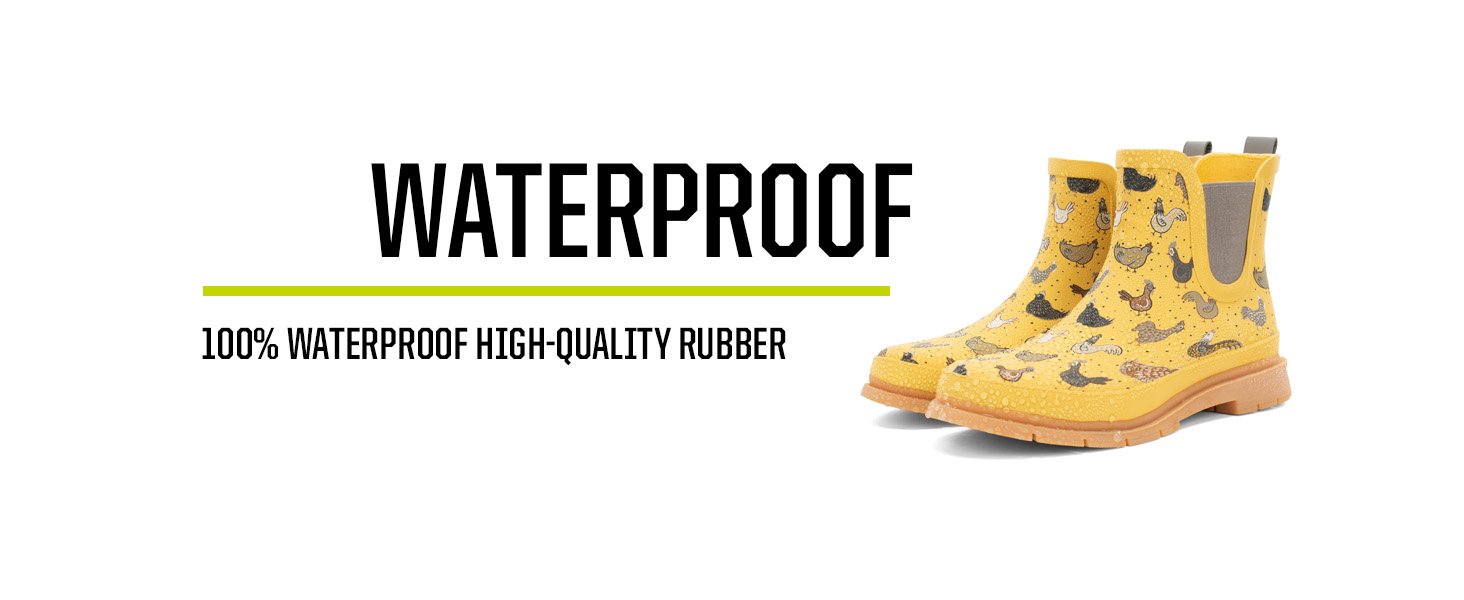 Waterproof rain shoes