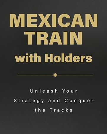 Mexican Train with holders double 12 double 14 mexican train game