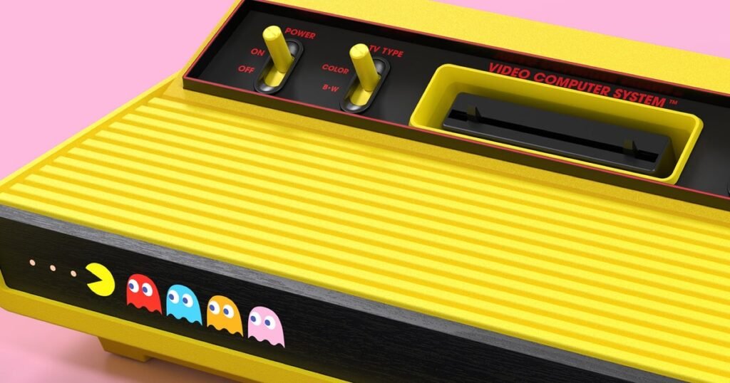 Atari's classic 2600 console re-release is getting an aggressively yellow Pac-Man edition