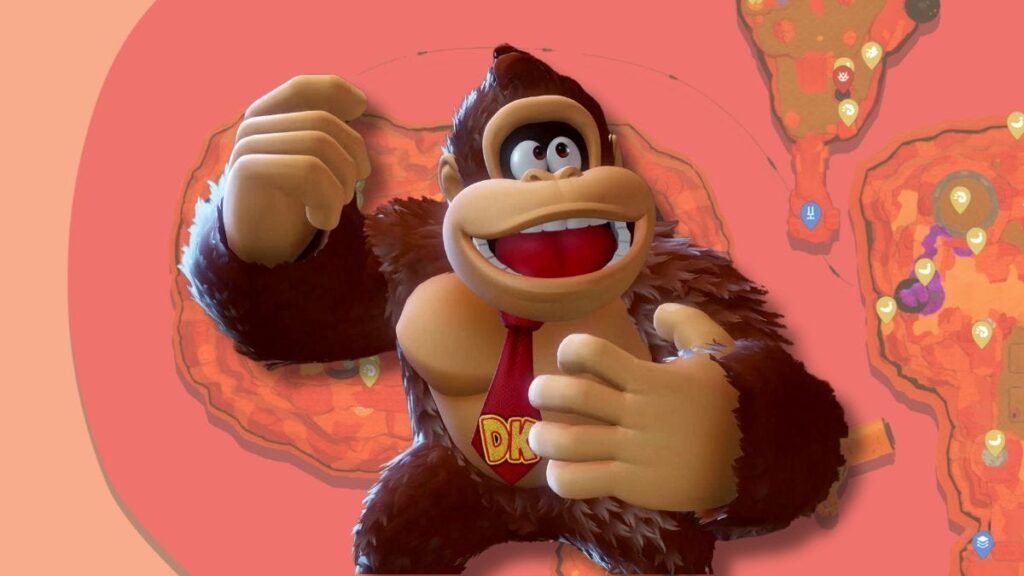 Donkey Kong Bananza Interactive Maps Are Now Available