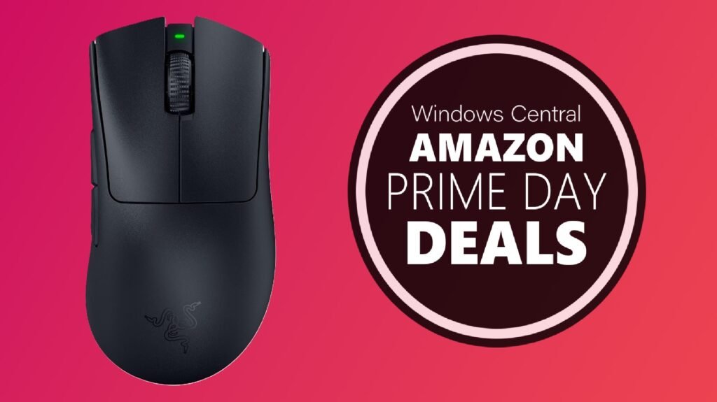 Amazon Prime Day banner image of the Razer Deathadder V3 Pro