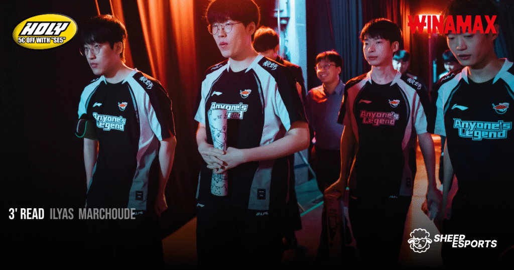 Sheep Esports - LoL - MSI: Anyone's Legend eliminates Bilibili Gaming and will face T1 in the Lower Bracket Final