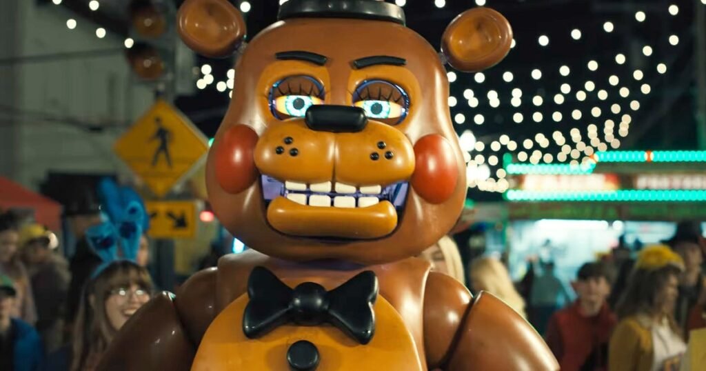 The Five Nights at Freddy's 2 movie trailer features someone who really doesn't seem to like large presents