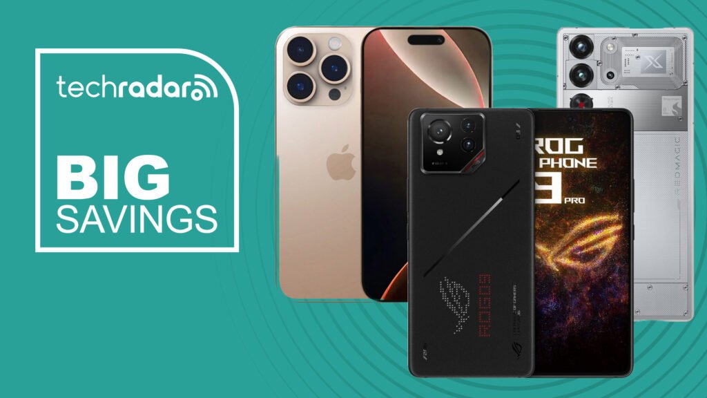 The Asus ROG Phone 9 Pro, iPhone 16 Pro, and Nubia Redmagic 10 Pro
