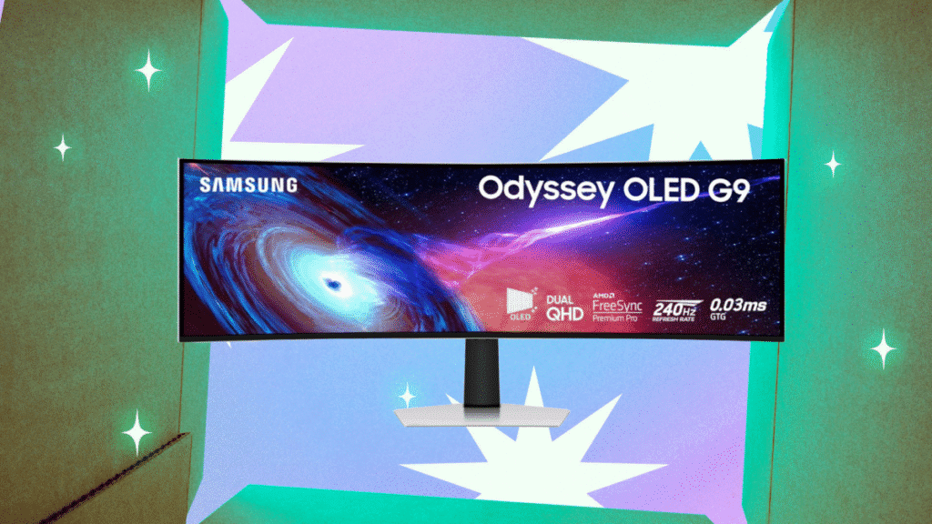 This Popular Samsung Curved OLED Gaming Monitor Is $700 Off for Prime Day