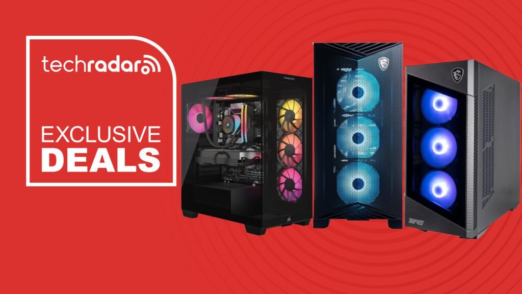 Deals hero image for gaming PC roundup