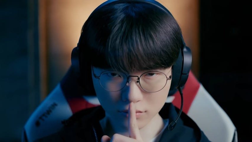 League of Legends Pro Gamer Faker in the New K-Pop Stray Kids Video