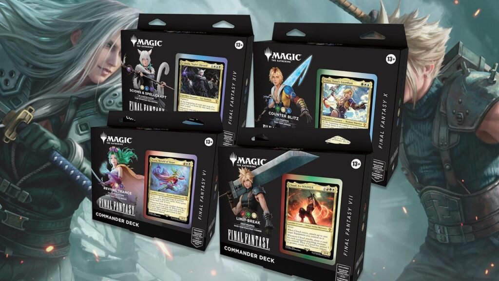 MTG x Final Fantasy Commander Deck Bundle is 30% Off Amazon Today