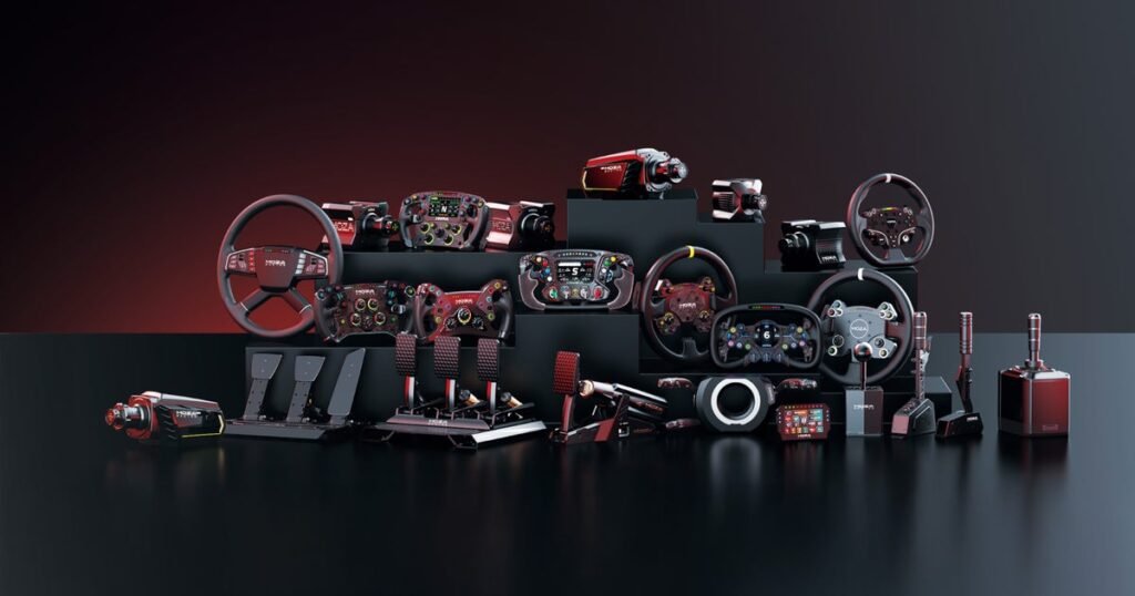 Moza announces new racing wheelbases, Lamborghini and Porsche wheel rims at Gamescom