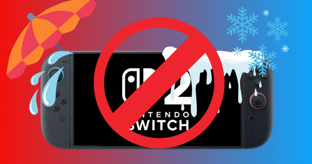 Nintendo warns Japanese players not to play Switch 2 in extreme temperatures