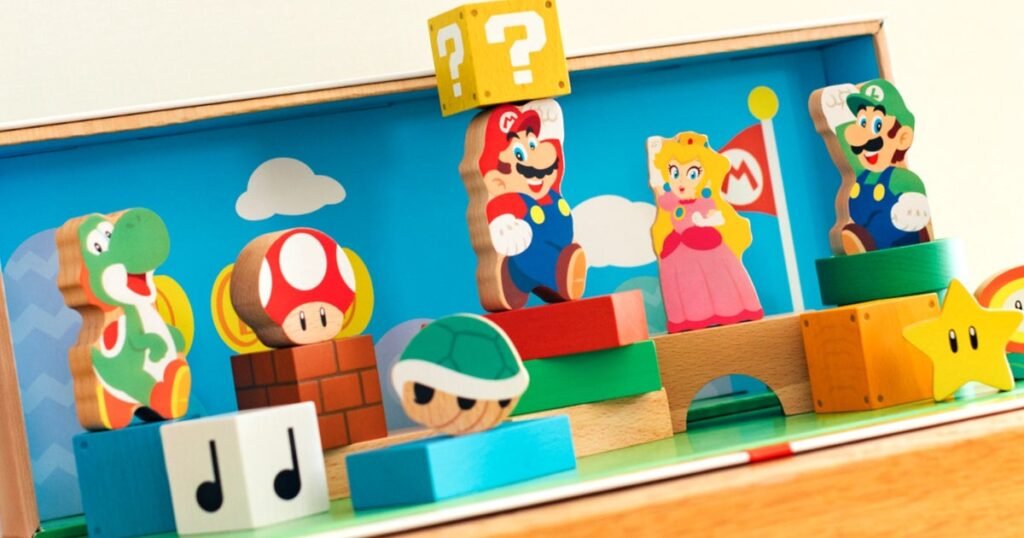 Nintendo's new toddler range includes cute wooden Mario blocks that double as amiibo, but the best set'll cost you £100