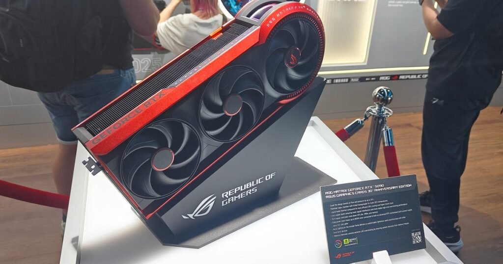 This RTX 5090 graphics card draws up to 800W and looks like a model from 2008
