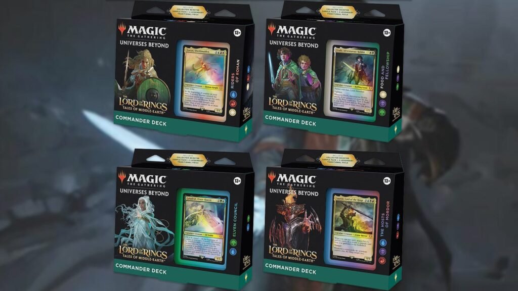 Amazon Finally Restocks Magic’s Elusive Lord of the Rings Commander Decks, and Some Are Even Discounted