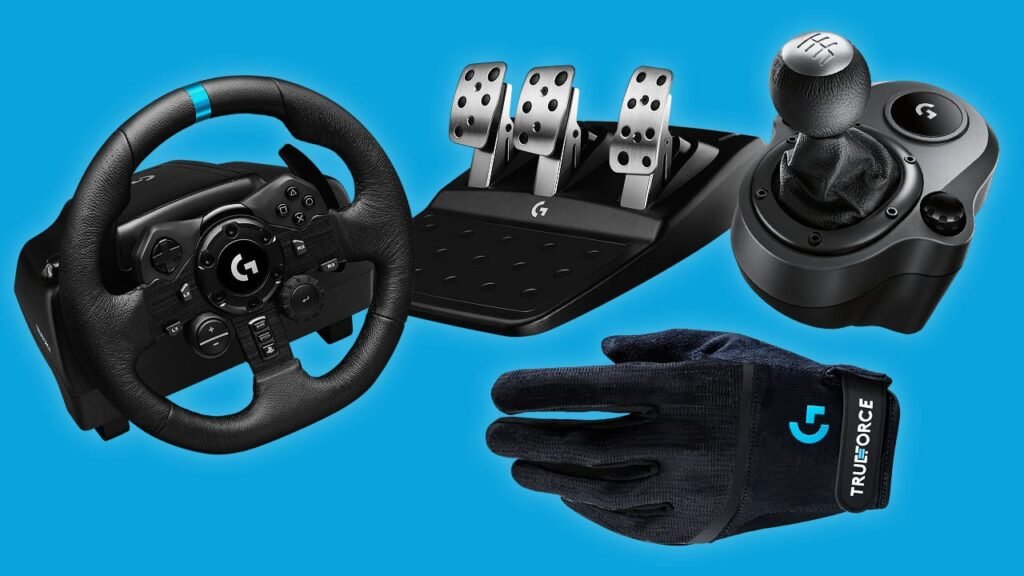 Logitech Is Slashing Nearly 50% Off the G923 Racing Wheel Set, and Throwing in a Free Driving Force Shifter