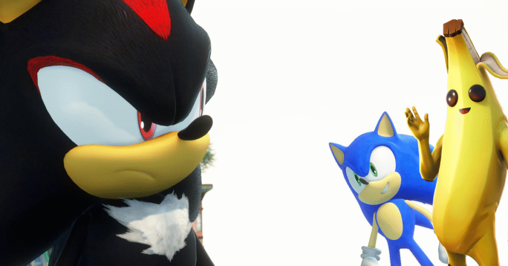 Sonic and Shadow coming to Fortnite, leaks suggest, but not how you'd expect