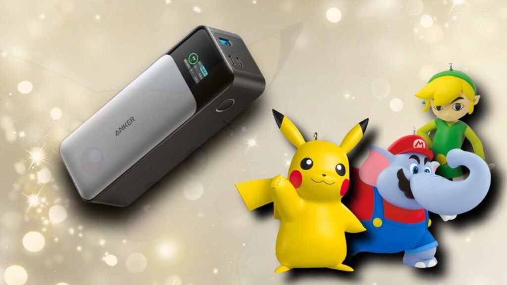 Mario, Pokémon, and Zelda Christmas Ornaments and Anker Power Bank Sale