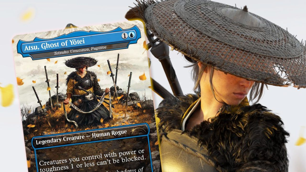 Secret Ghost of Yotei Card Revealed, as Sucker Punch Details Its Role in Magic's Highly Anticipated PlayStation Crossover