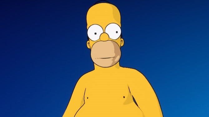 Fans Believe Homer Simpsons' Nipples Point to Fortnite Policy Change