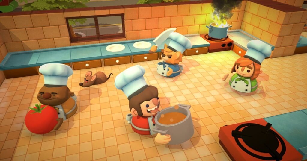 Netflix and grill, probably from inside a moving vehicle, as Overcooked becomes a competition series