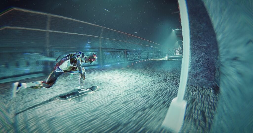 Surreal demonic skateboarding sim Skate Story will be available day one on PS Plus