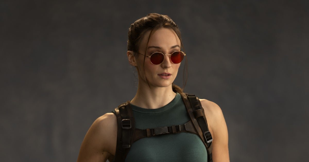 First images of Sophie Turner as Lara Croft revealed in classic game attire