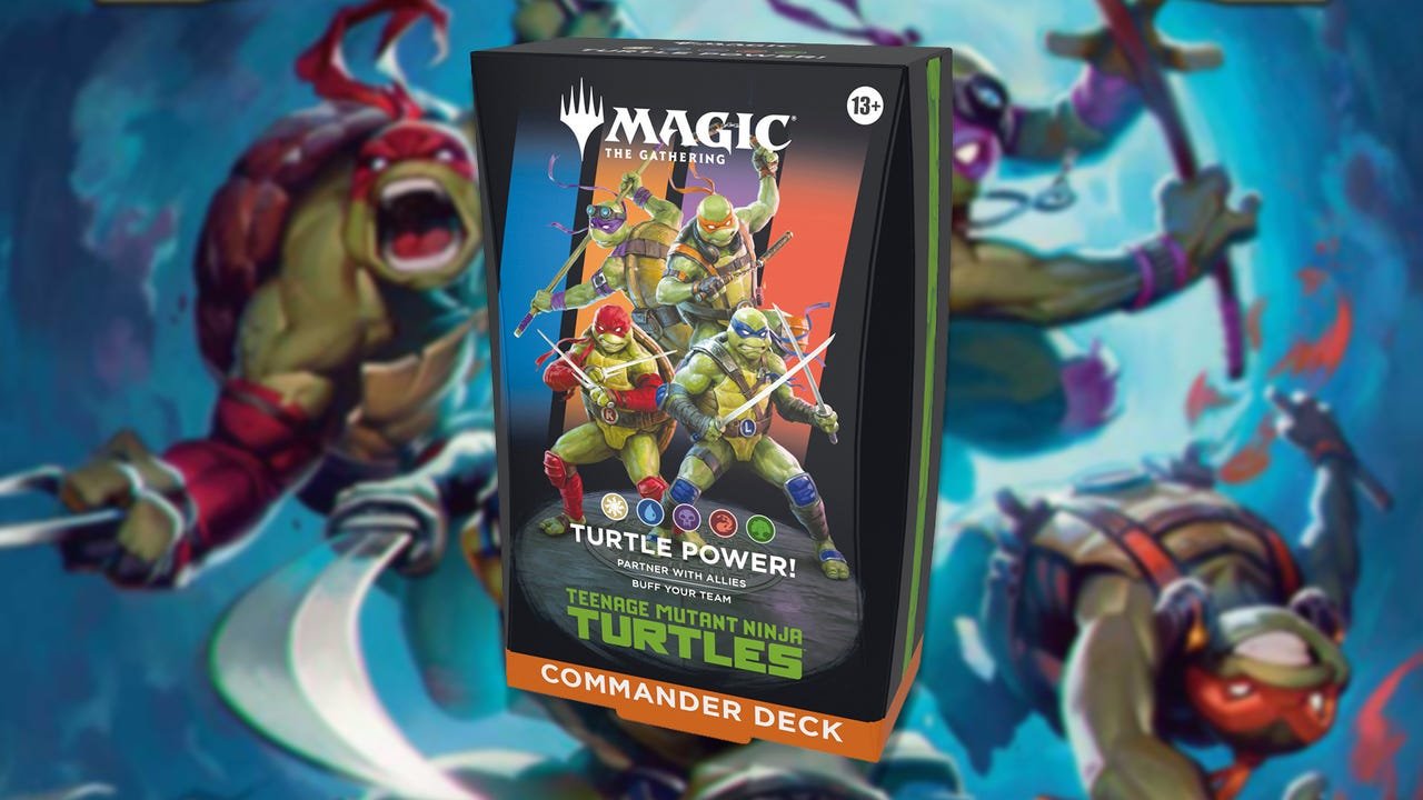 The Gathering's Turtle Power Commander Deck Is Packed With Classic Gaming References