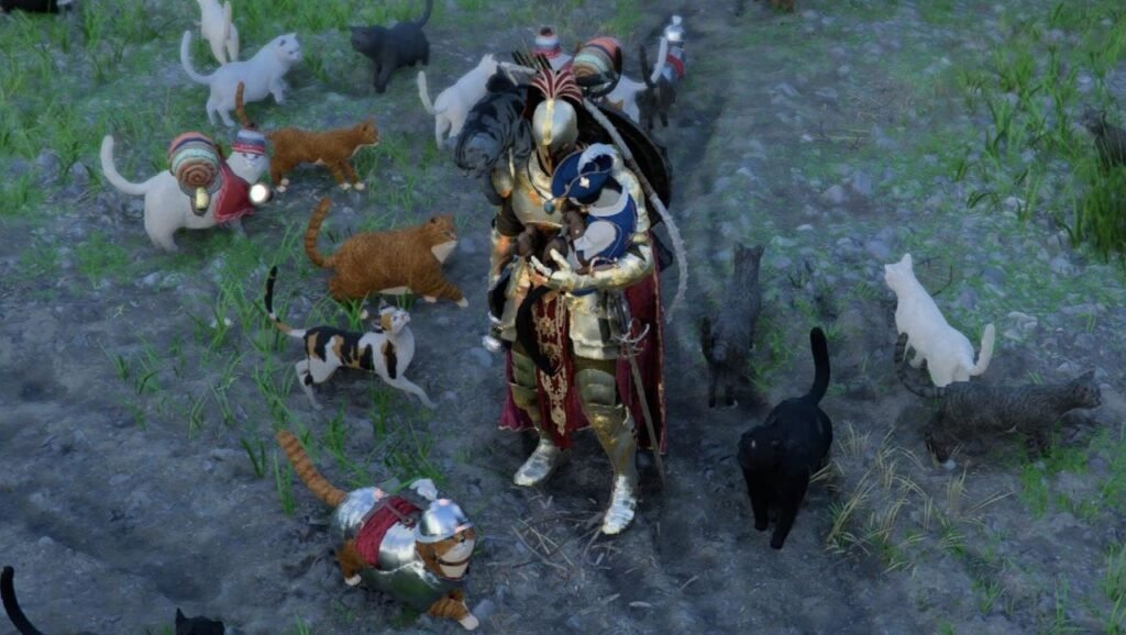 Crimson Desert Fans Are Playing the Game Like a Cat Sim