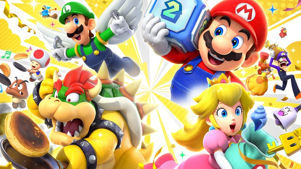 Save on Nintendo Switch 1 and 2 Versions of Super Mario Party Jamboree for MAR10 Day