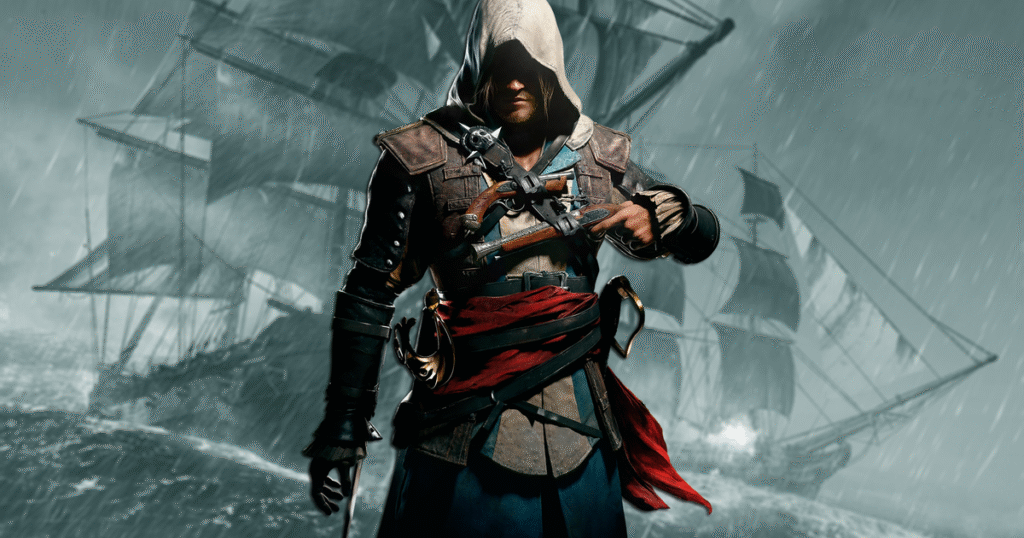 Ubisoft's worst-kept secret is finally official as Assassin's Creed Black Flag Resynced artwork is revealed