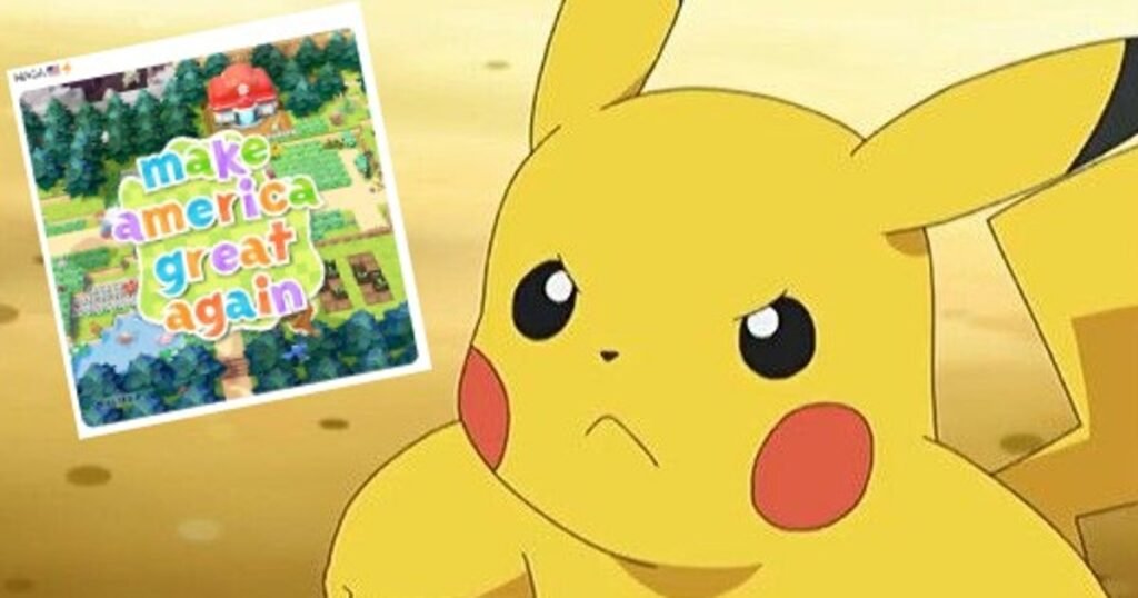 Unsurprisingly, The Pokémon Company isn't a fan of the White House's use of a Pokopia meme for political means