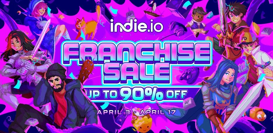 11 Games in the indie.io Franchise Sale on Steam