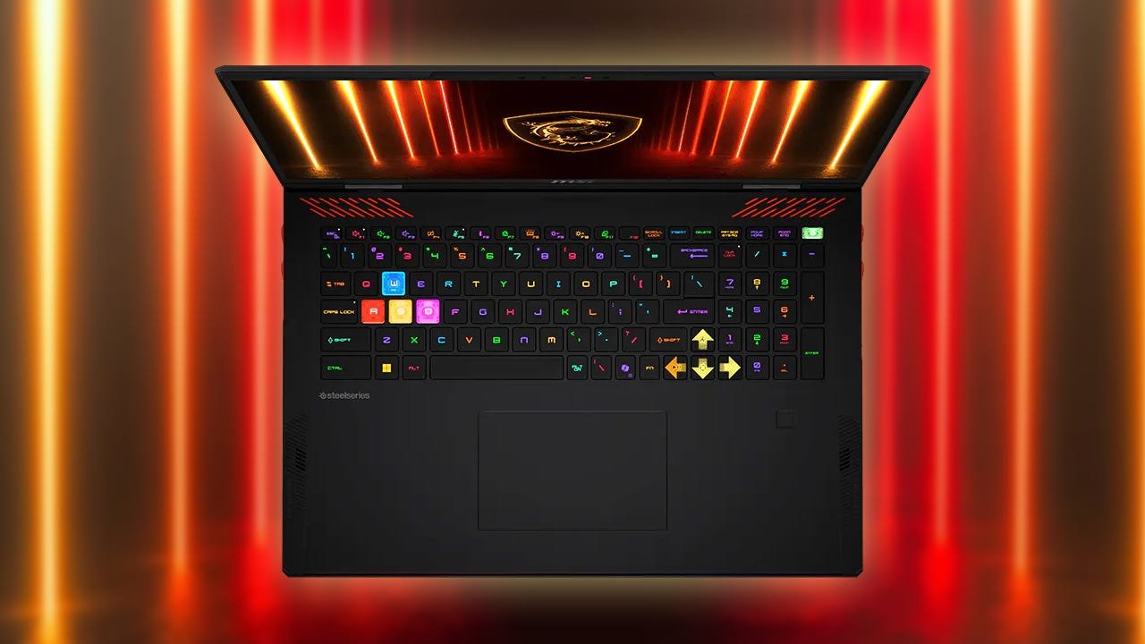 MSI's Flagship 18" 4K+ Gaming Laptop with AMD Ryzen 9 X3D CPU and RTX 5080 GPU for $2,599