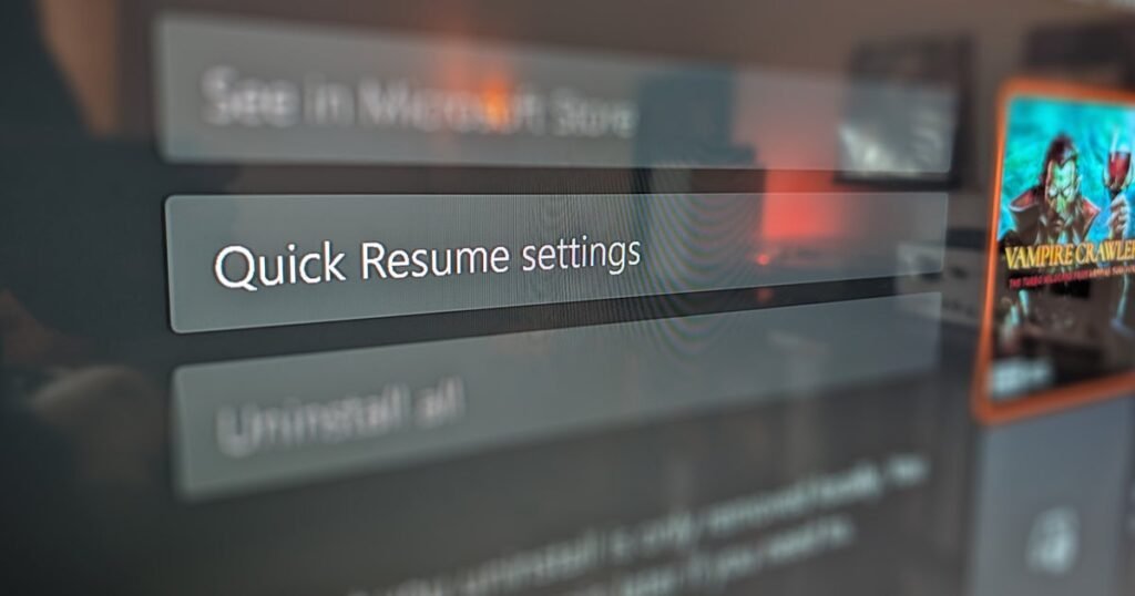 Xbox update for Series X/S lets you disable Quick Resume