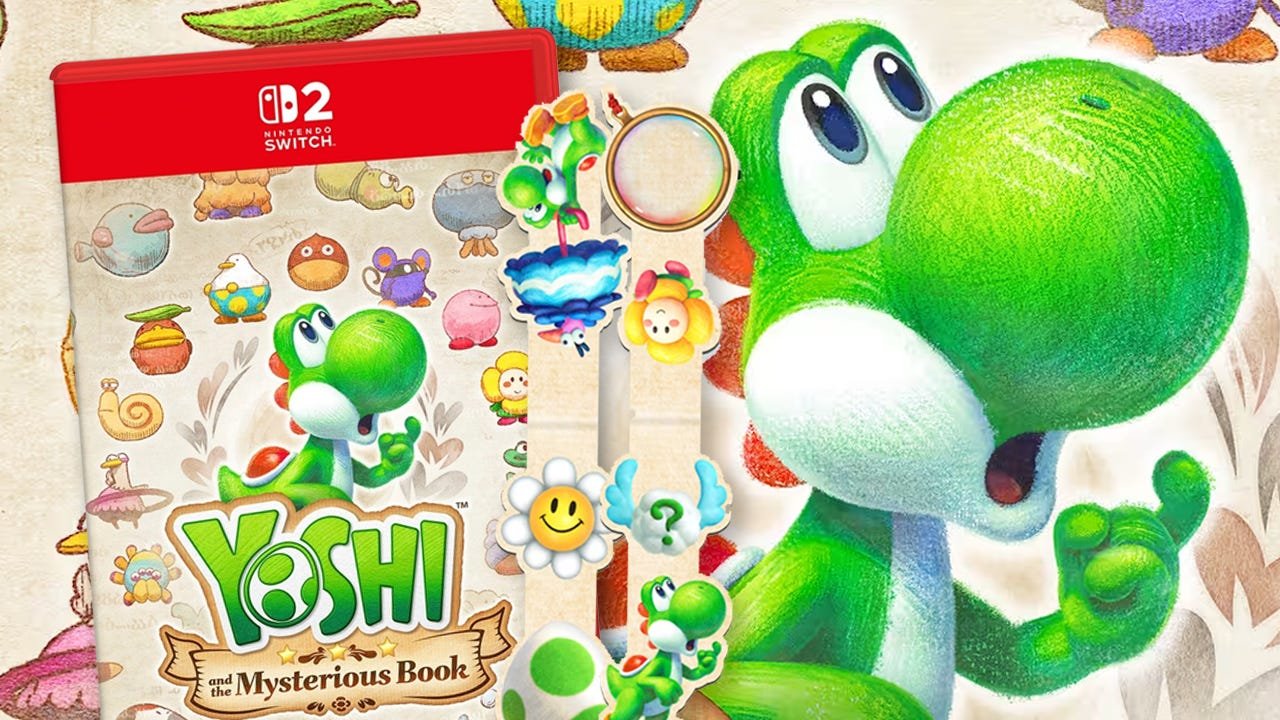 Yoshi and the Mysterious Book UK Preorder Bonus Revealed