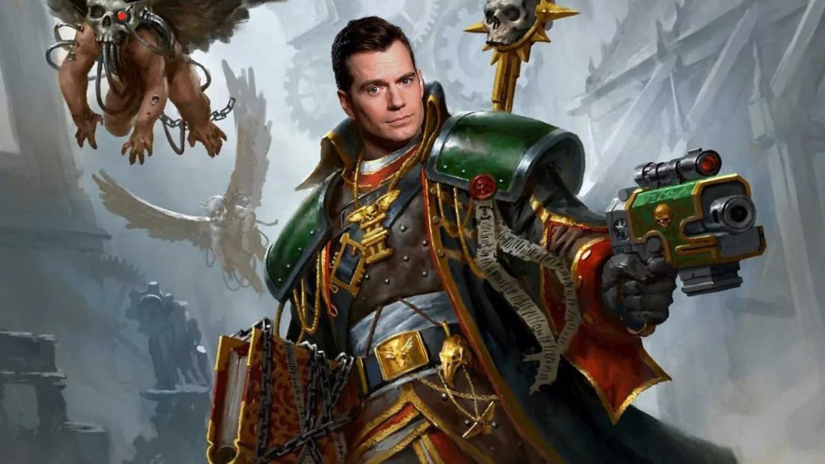 Henry Cavill Gets Warhammer 40,000 Gift During Highlander Filming