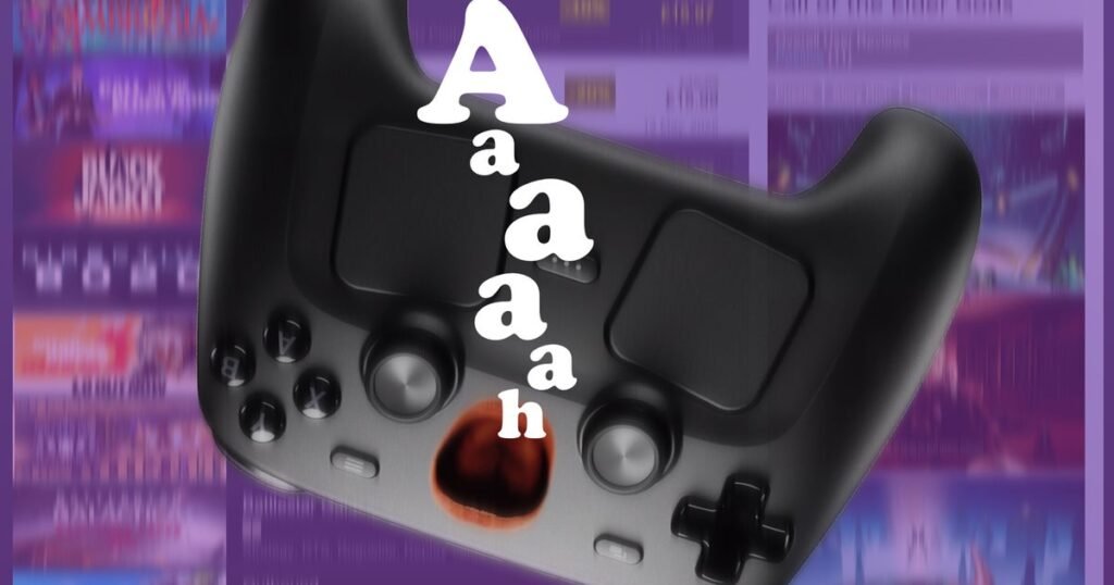 Yes, Valve's new Steam Controller screams if you drop it from a great enough height