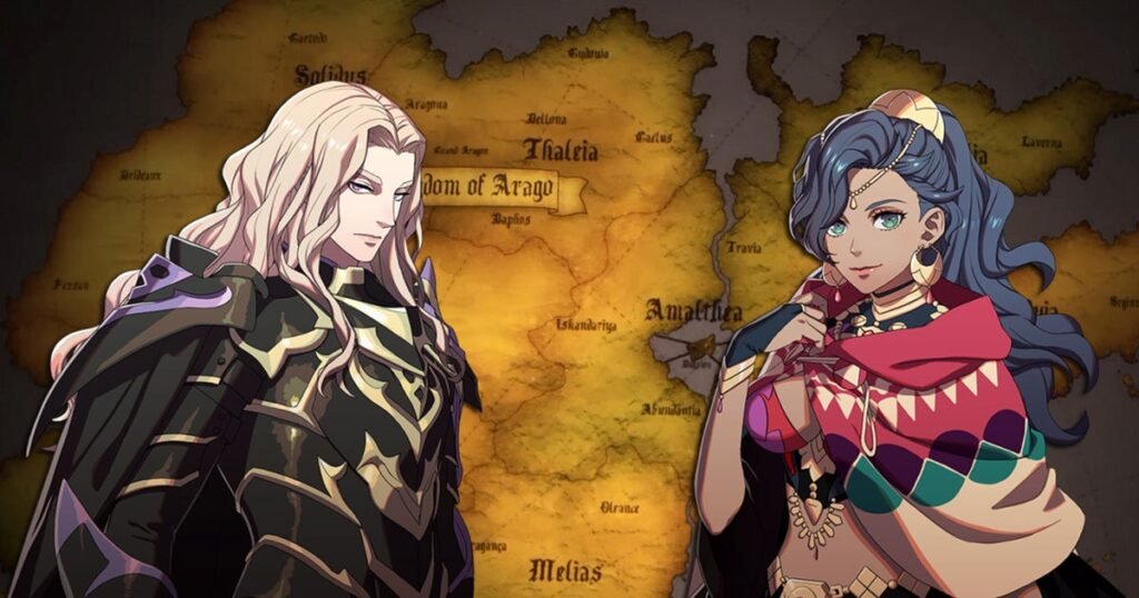 Fire Emblem: Fortune's Weave's world map is partially inspired by medieval Spain, even if the Dagdan Empire setting looks much older