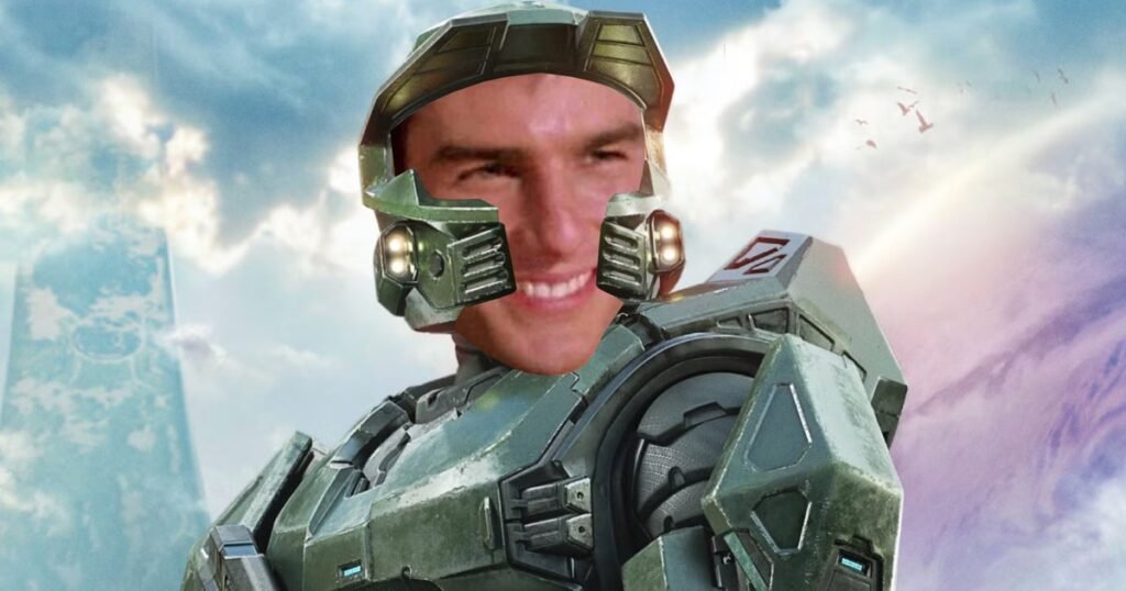 No, Tom Cruise wasn't nearly Halo's Master Chief, and Julia Roberts wasn't nearly in the series either - but there was this conversation at a party