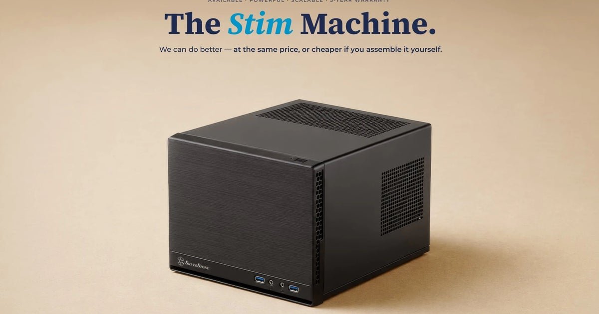 The Steam Machine knock-offs begin as Stim Machine attempts to offer a more powerful machine at the same price and shape