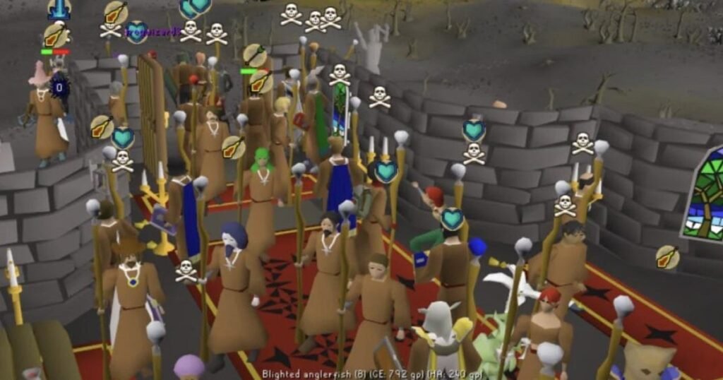 A religious war is raging right now, as people are dressing in robes and rushing into danger in Old School RuneScape