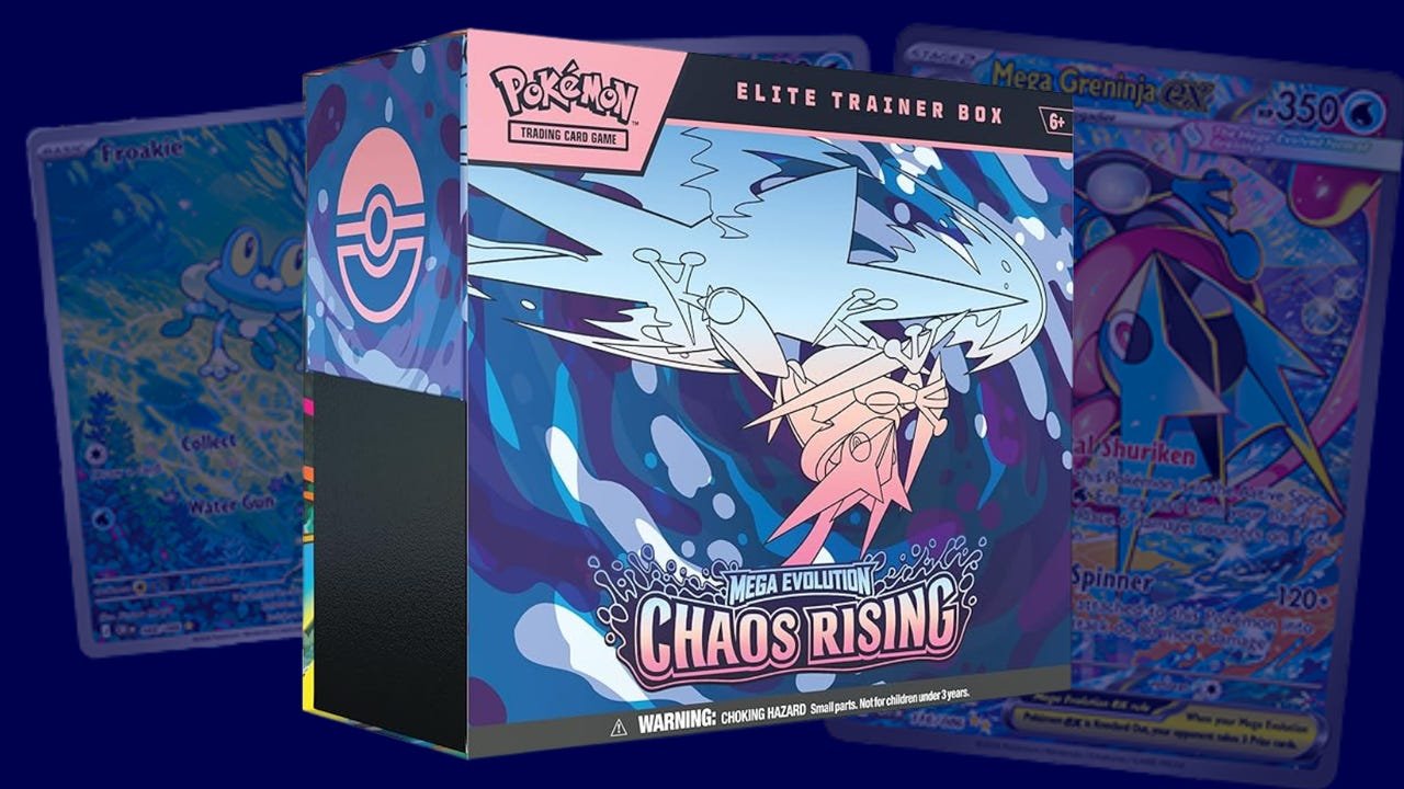 Chaos Rising ETB Sealed In Stock — Best Deal at Amazon and TCGplayer