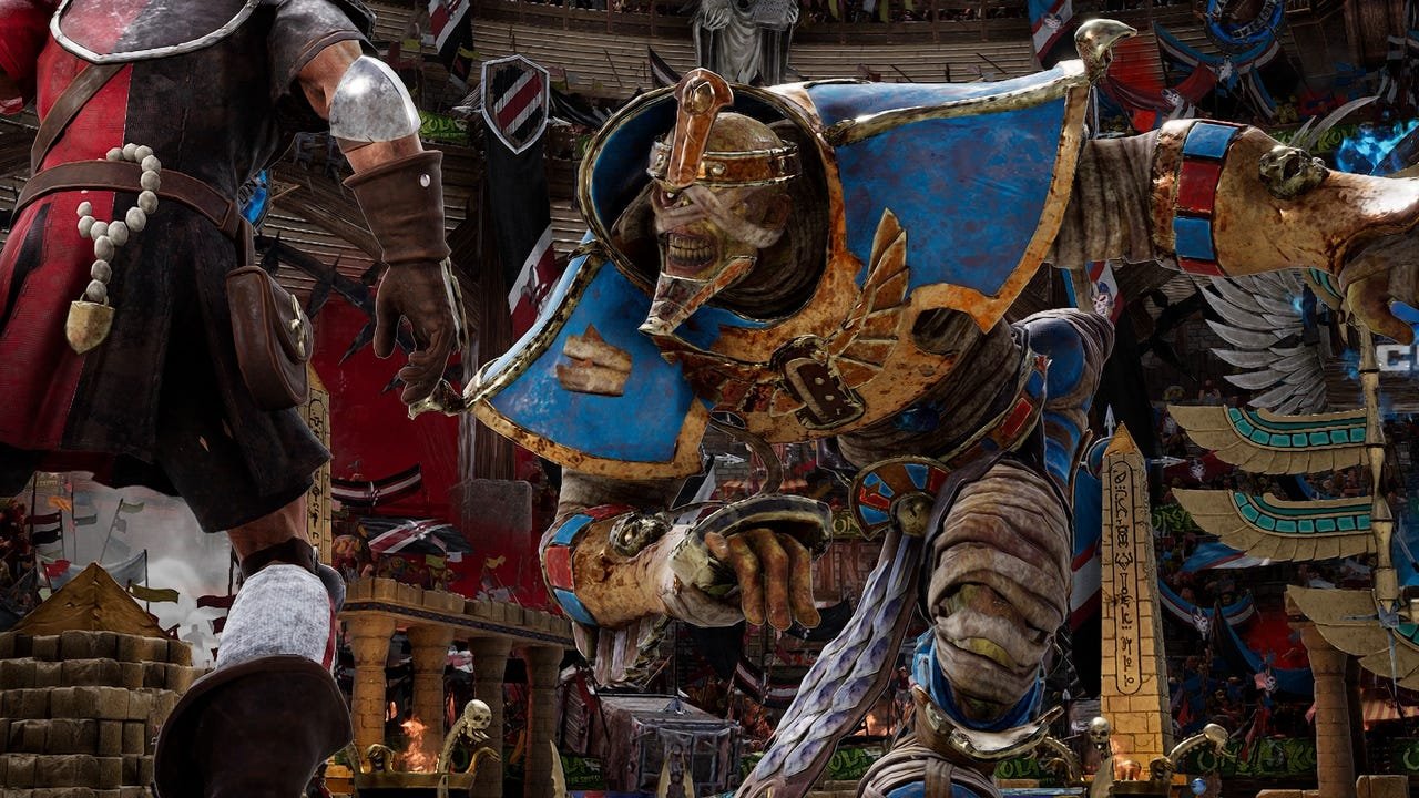 Warhammer Blood Bowl Screenshots Reveal the Bretonnians and Khemri Tomb Kings