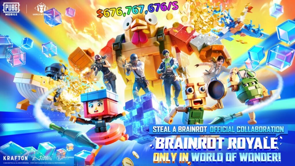 Brainrot Royale Brings Some Of The Internet’s Wildest Characters To PUBG MOBILE’s World of Wonder