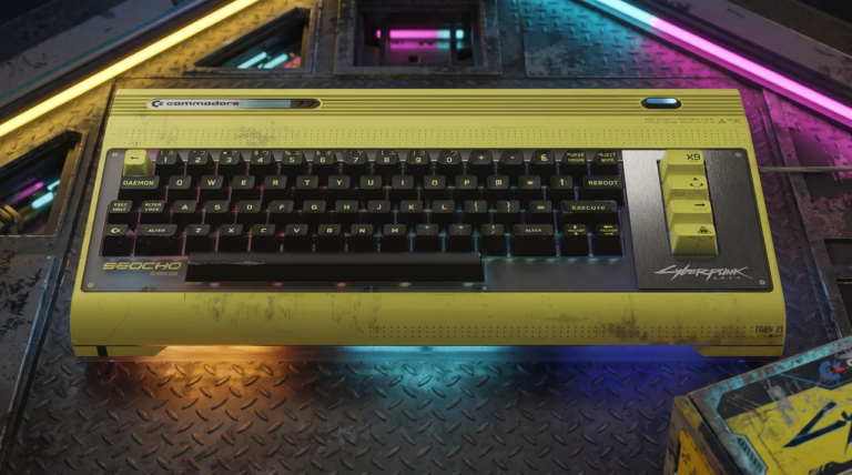 Cyberpunk 2077 Commodore Computer Premieres at Gamescom