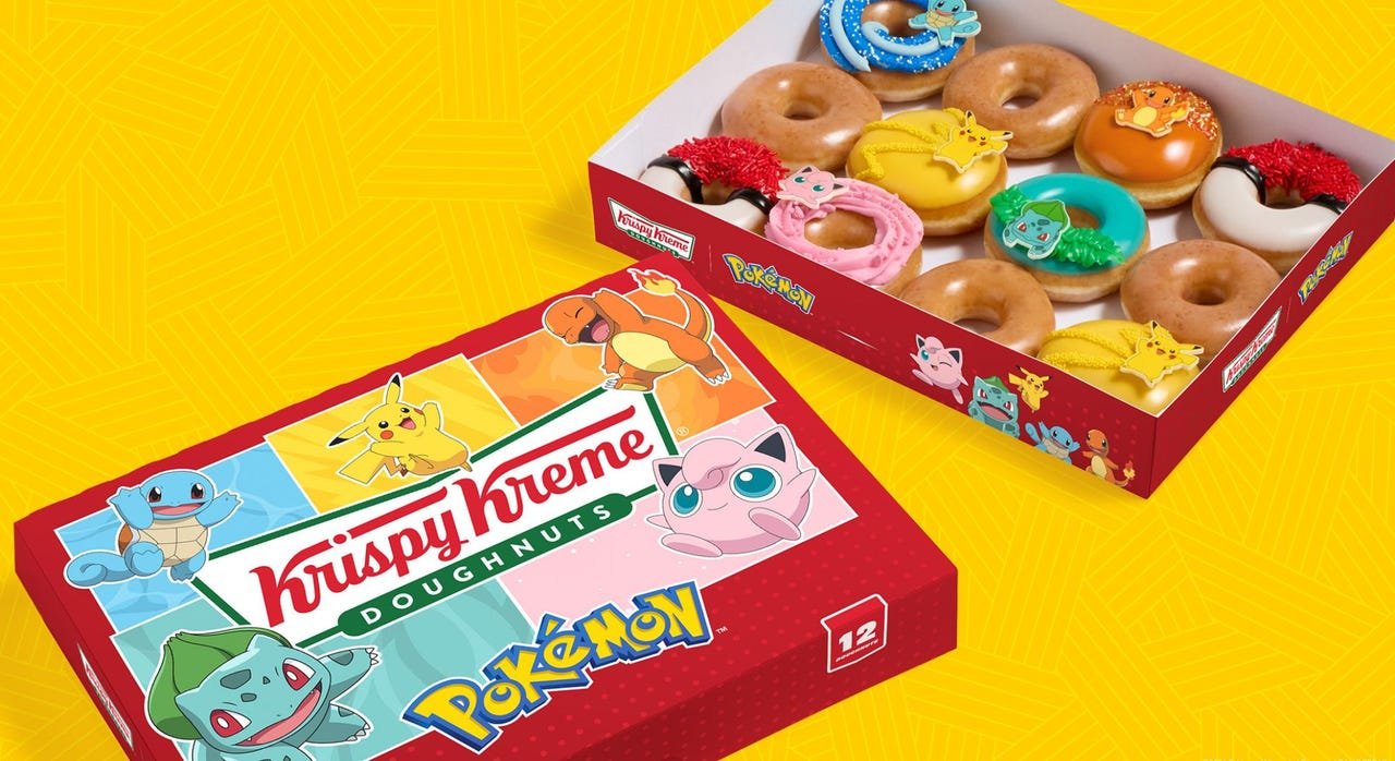 Pokémon x Krispy Kreme 30th Anniversary Collaboration Announced