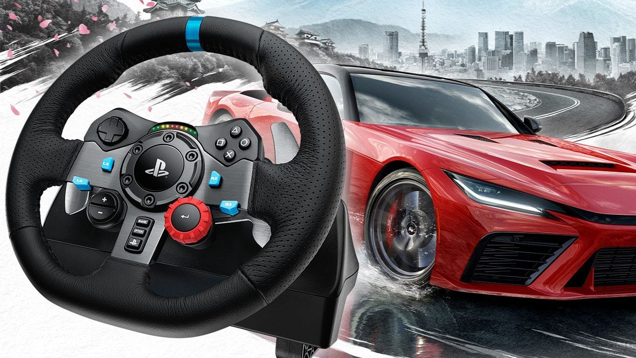 Save 56% Off a Like New Logitech G29 Racing Wheel and Pedal Set for Gran Turismo, Forza Horizon 6, and More
