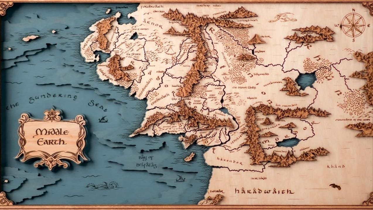 These Lord of the Rings 3D Maps Are an Incredible Gift Idea for Tolkien Fans