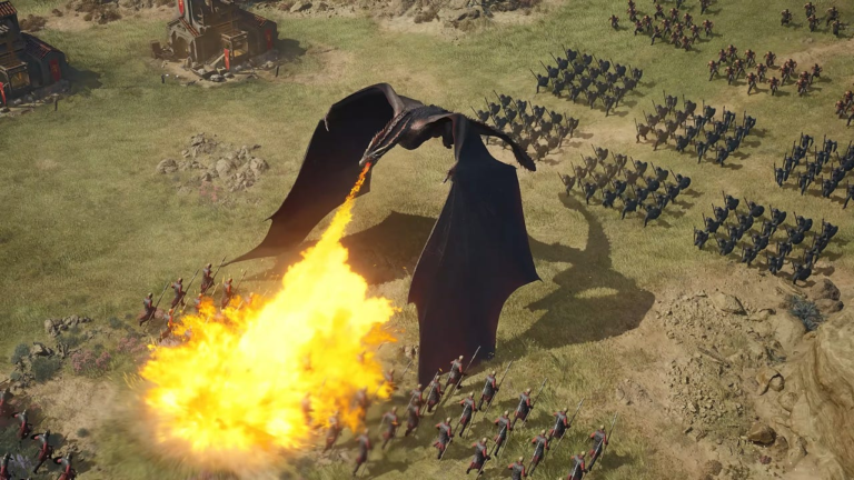 War for Westeros Gameplay Reveal Shows What Happens When Lannister Troops Get Cooked by a Dragon