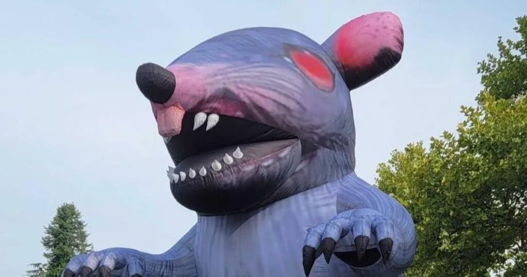 Xbox CEO Asha Sharma's internal playthrough of The Elder Scrolls 6 disrupted by a giant inflatable rat, as Bethesda union protests cuts
