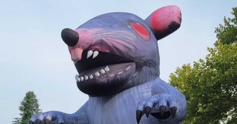Xbox CEO Asha Sharma's internal playthrough of The Elder Scrolls 6 disrupted by a giant inflatable rat, as Bethesda union protests cuts